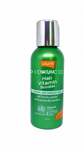 Cыворотка-бустер для поврежденных и сухих волос  LOLANE Natura Hair Vitamin Booster For Dry And Damaged Hair (Green)  250мл