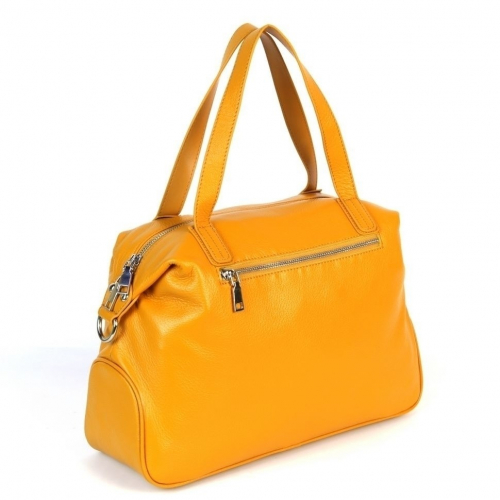 Женская кожаная сумка 1691-С Оранж