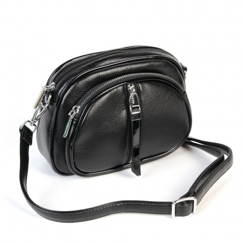 Женская сумка кросс боди из эко кожи 2201-401 Блек