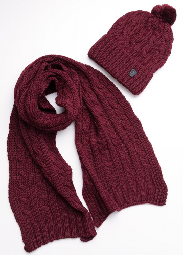 Комплект шапка + шарф 60718ша