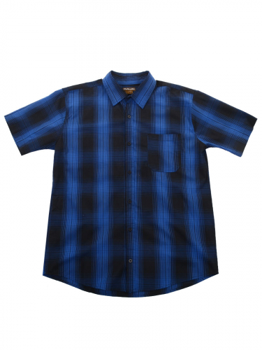 Рубашка в Клетку (E4123 20)-190477 009-010-054 синий