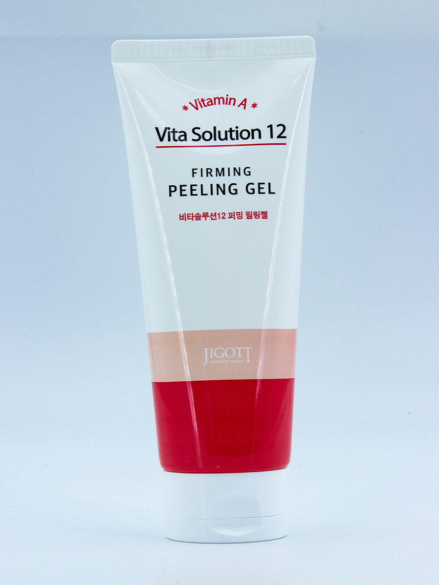 JIGOTT - ПИЛИНГ-ГЕЛЬ ДЛЯ ЛИЦА ОМОЛАЖИВАЮЩИЙ VITA SOLUTION 12 FIRMING PEELING GEL, 180 ML