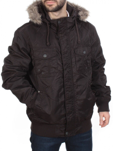 A15 BLACK Куртка зимняя мужская облегченная NO NAME (100 гр. холлофайбер) размер L - 48 российский