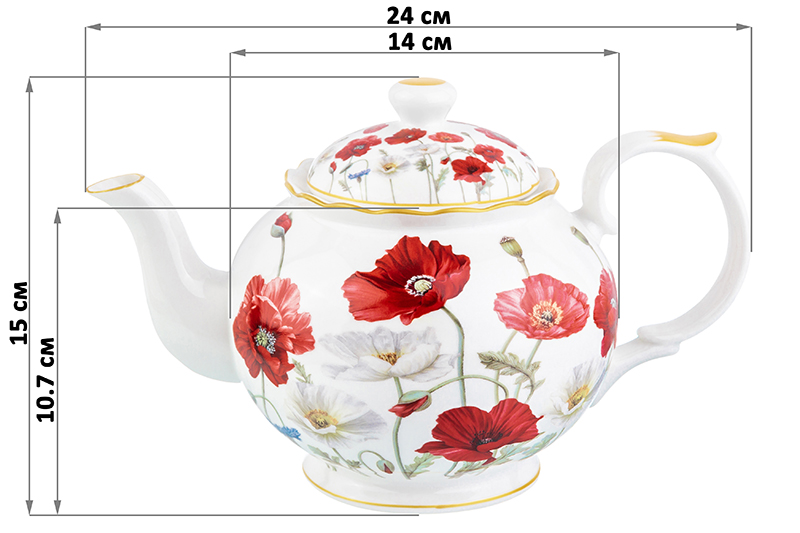 Чайник 1,1 л 24*14*15 см