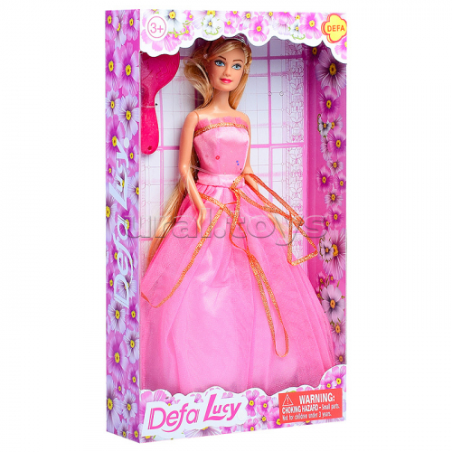 Кукла в бальном платье и аксессуарами