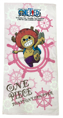 Большое яркое полотенце One Piece с Тони Чоппером  (120 x 60 см) №747