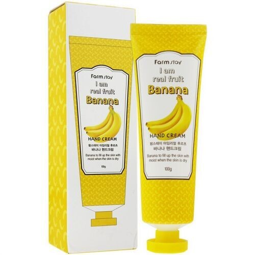 КРЕМ ДЛЯ РУК С ЭКСТРАКТОМ БАНАНА I AM REAL FRUIT BANANA HAND CREAM, 100мл