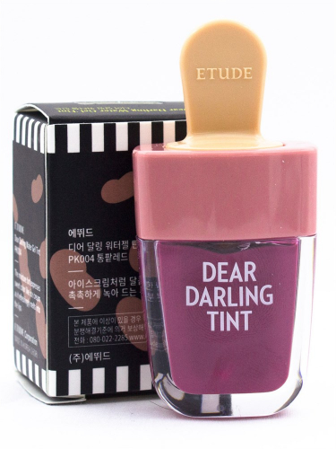 ТИНТ ДЛЯ ГУБ ГЕЛЕВЫЙ УВЛАЖНЯЮЩИЙ DEAR DARLING TINT PK004, 4,5 гр