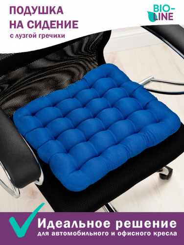 Подушка на стул Bio-Line с гречневой лузгой PSG25