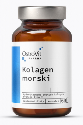 OstroVit Pharma Kolagen morski 60 caps - КОЛЛАГЕН-ГИАЛУРОН-ВИТАМИН С