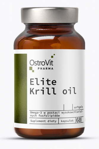 OstroVit Pharma Elite Krill Oil 60 caps - МАСЛО КРИЛЯ