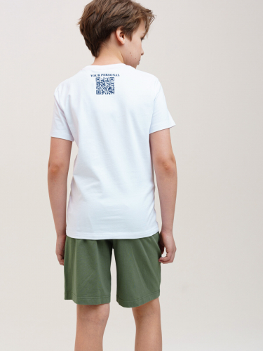 1150 р 1353 р    Комплект трикотажный для мальчиков: фуфайка (футболка), шорты