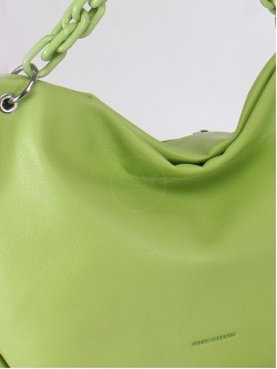 Сумка женская искусственная кожа VF-592883-1, 1отд+карм/пер, плечевой ремень, зеленый SALE 244215