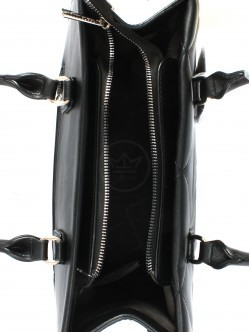Сумка женская искусственная кожа DJ-6910-3-BBLACK, 1отдел, плечевой ремень, черный 252494