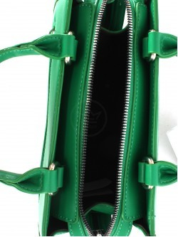 Сумка женская искусственная кожа DJ-6906-3-APPLE GREEN, 1отд, плечевой ремень, зеленый 252434