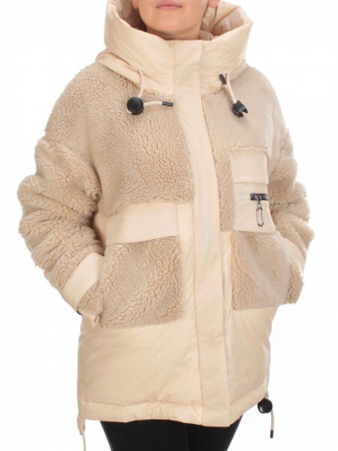 M-2183 MILK Куртка зимняя женская MEAJIATEER (200 гр. био-пух) размер S - 42 российский