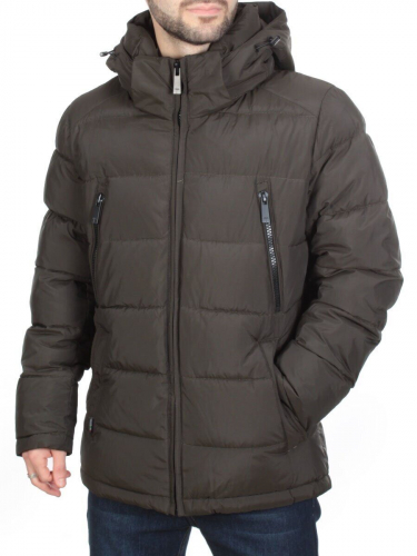 4707 KHAKI Куртка мужская зимняя ROMADA (200 гр. холлофайбер) размер 46