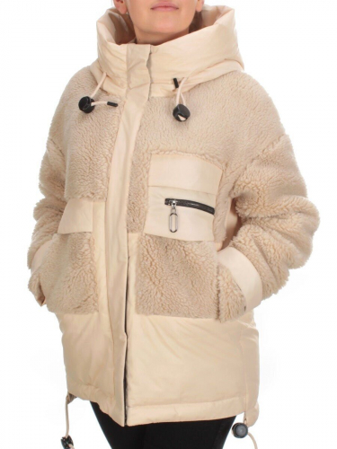 M-2183 MILK Куртка зимняя женская MEAJIATEER (200 гр. био-пух) размер S - 42 российский