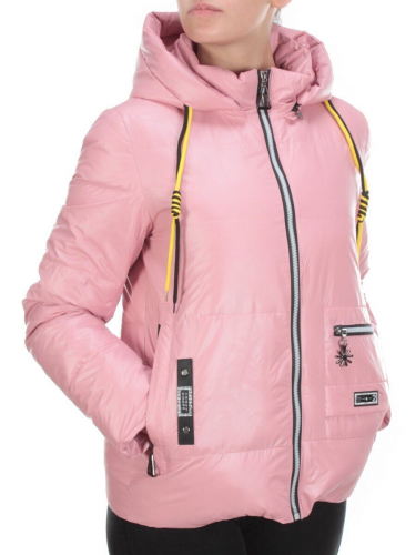 8260 PINK Куртка демисезонная женская BAOFANI (100 гр. синтепон) размер 50