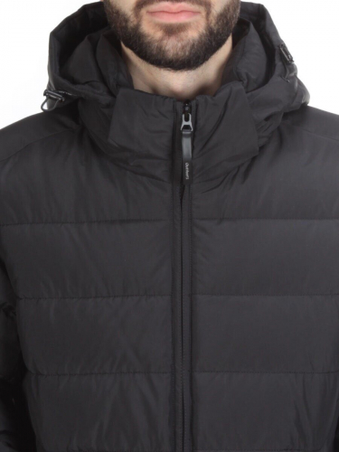 4016 BLACK Куртка мужская зимняя ROMADA (200 гр. био-пух) размер 48