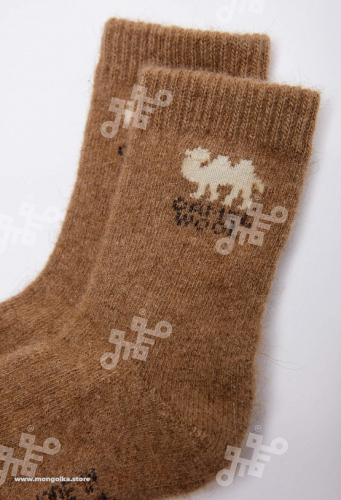 Носки детские 100% шерсть верблюда         (арт. 02108)