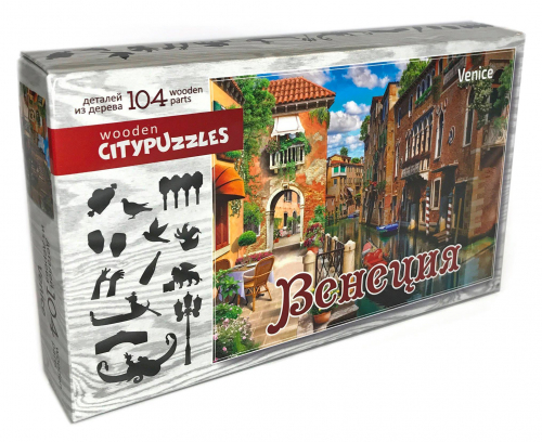 Citypuzzles. Венеция (101 фигурный дерев. элемент)