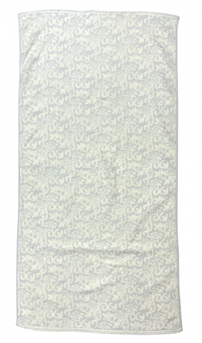 Большое светлое полотенце с мелким принтом  №90