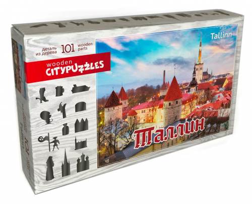 Citypuzzles. Таллин (101 фигурный дерев. элемент)