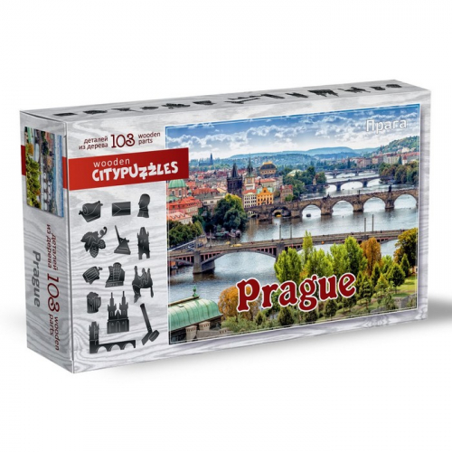 Citypuzzles. Прага (103 фигурных дерев. элемента)