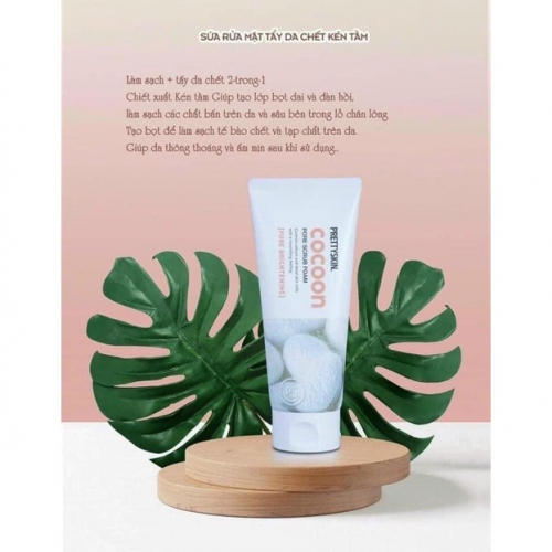(Корея) Скраб с коконом шелкопряда Pretty Skin Cocoon Pore Scrub 150мл