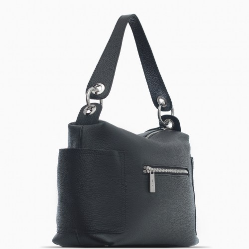 Сумка: Женская кожаная сумка Richet 2933LN 335 Черный
