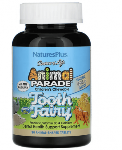 NaturesPlus, Animal Parade, tooth fairy, 90 жевательных таблеток