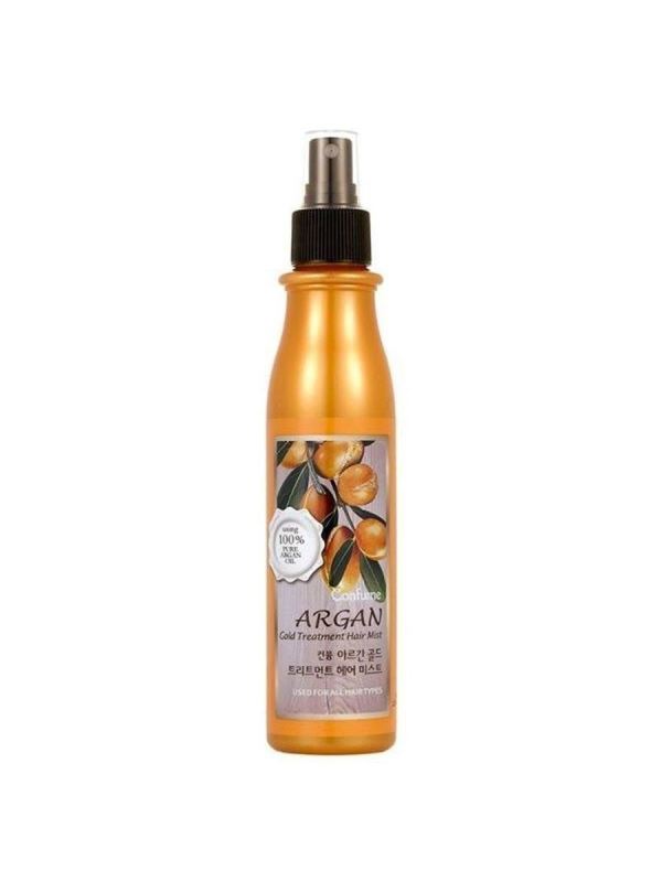 Welcos / Cпрей для волос с аргановым маслом и золотом. Welcos Confume Argan Gold treatment Hair Mist. 200 мл.