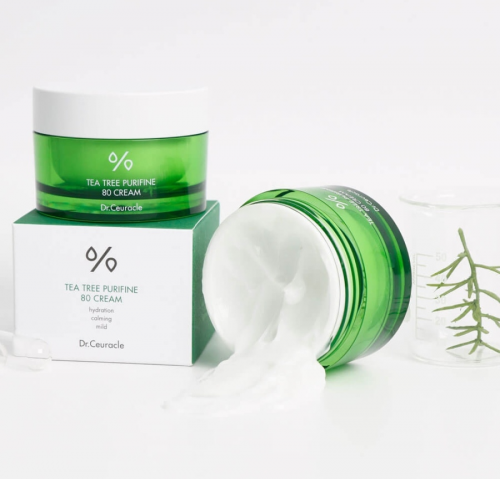 DR.CEURACLE/Крем для лица Tea Tree Purifine 80 Cream 50 мл.