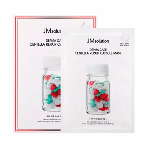 JMSolution /Набор тканевых масок Derma Care Centella Repair Capsule Mask 30 мл./10 шт.