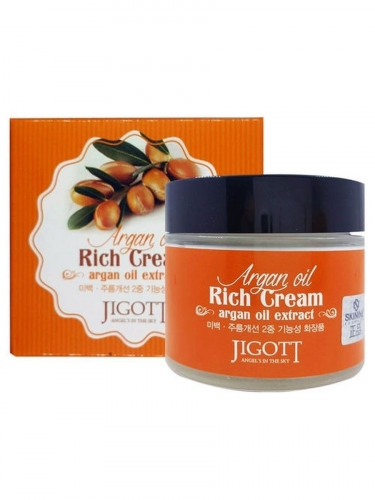 Jigott / Питательный крем с маслом арганы. 70 мл.
