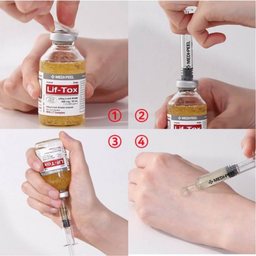 MEDI-PEEL / Ампульная лифтинг сыворотка с золотом и прополисом Lif-Tox Ampoule. 30 мл.