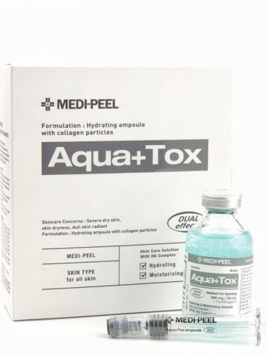 Medi-Peel/Сыворотка для лица AQUA+TOX  Ampoule 30 мл.