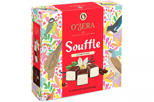 «O'Zera», конфеты Souffle сливочное в тёмном шоколаде, 360 г