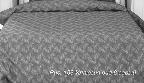 Ткань бязь 150 см ЛЮКС Иллюзия (серый)