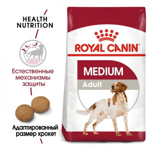 Сухой корм RC Medium Adult для собак, 15 кг