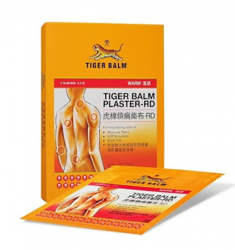 Согревающий красный тигровый пластырь Tiger Balm 