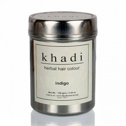 Краска для волос травяная Индиго Herbal Hair Colour 150 гр, Khadi
