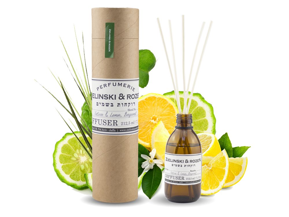 Аромадиффузор Zielinski & Rozen Vetiver & Lemon, Bergamot, 212,5 ml