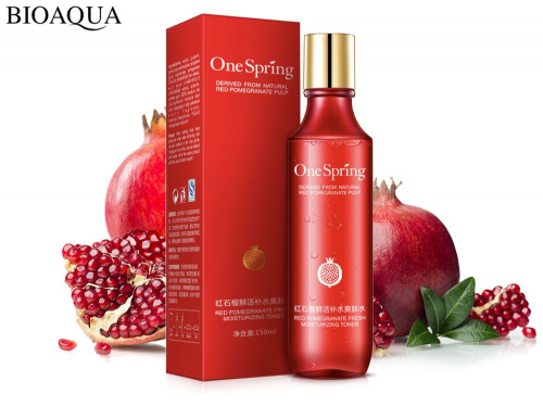 Тоник для лица освежающий с экстрактом Граната One Spring, 150 ml