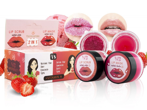 Скраб + маска для губ WardaBeauty 2 in 1, 15+15 г