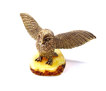 1530-1 Сова полярная (пейзажная подставка)