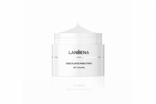 Белая маска от черных точек Lanbena Plants Pore Strips 30g