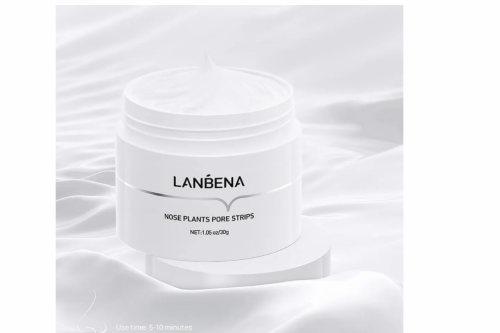 Белая маска от черных точек Lanbena Plants Pore Strips 30g