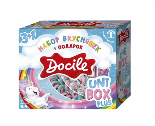 Набор кондитерских изделий Docile Uni Box Plus 164 гр. Сладости из Европы